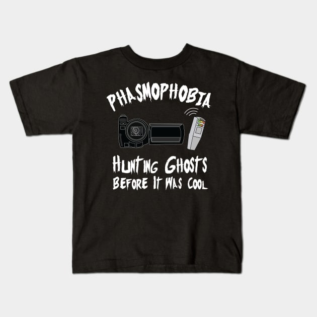 Phasmophobia - Hunting ghosts Kids T-Shirt by rospon